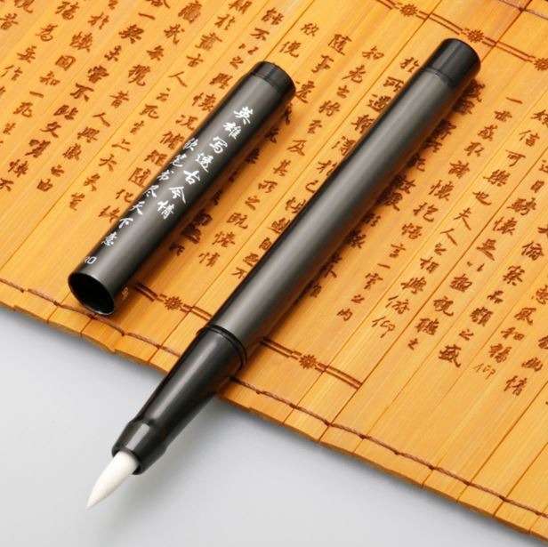 Ручка-кисть (брашпен) для скетчей Hero 98 + сменные перья, Китай. Заправка пипеткой. SALE 1500!