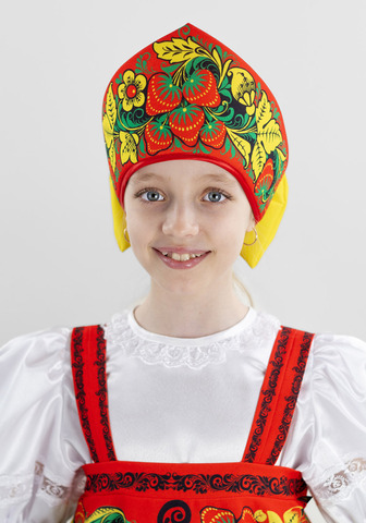 Костюм для девочки хохлома