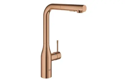 GROHE Essence 30504DA0 Смеситель для кухонной мойки с вытяжным изливом 2jet, теплый закат глянец
