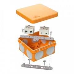 Коробка огнестойкая для о/п 60-0210-FR10.0-4 Е15-Е120 80х80х40 двухкомпонентная Промрукав