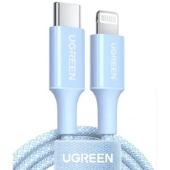 Кабель  UGREEN Lightning To USB-C PD Charging Cable 1м синий US532