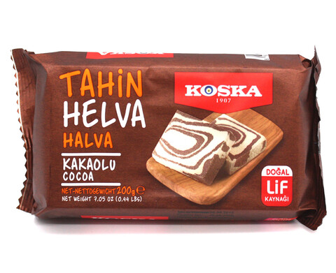Кунжутная халва с какао, Koska, 200 г