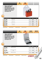 Набор зенковок 90° 12-20мм 3z HSS 3шт Bucovice(CzTool) 741804