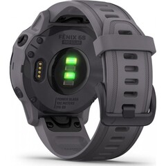 Мультиспортивные часы Garmin Fenix 6S Pro Solar Edition Amethyst Steel with Shale Gray Band