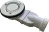 BelBagno TRAY-MR-UNO-AH-170/70-35-W-CR Поддон из искусственного мрамора в комплекте с сифоном с декоративной накладкой (хром)