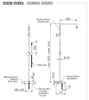 REMER EQ34A7MMSSOFBO Душевая система для ванны термостатическая (душ головка заказывается отдельно)