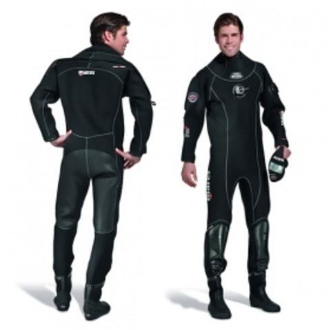 Сухой гидрокостюм MARES PRO FIT, Задняя молния, Неопреновый