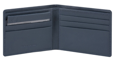 Кошелек мужской Piquadro Akron, синий, кожа натуральная (PU3891AOR/BLU)