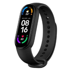 Умный браслет Xiaomi Mi Band 6 Black (черный) CN