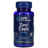 Цинк 50 мг, Zinc caps 50 mg, Life Extension, 90 капсул 1