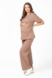 Спортивный костюм для беременных и кормящих 14623 капучино