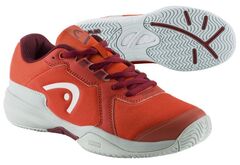 Детские теннисные кроссовки Head Sprint 3.5 - orange/dark red