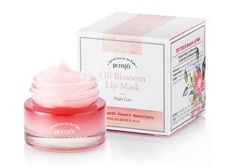 [PETITFEE] Маска для губ с маслом камелии Oil Blossom Lip mask (Camellia seed oil), 15 гр