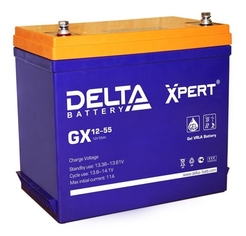 Аккумулятор тяговый DELTA GX 12-55 Xpert