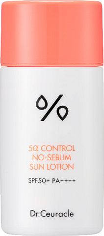 5 alfa control no-sebum sun lotion
