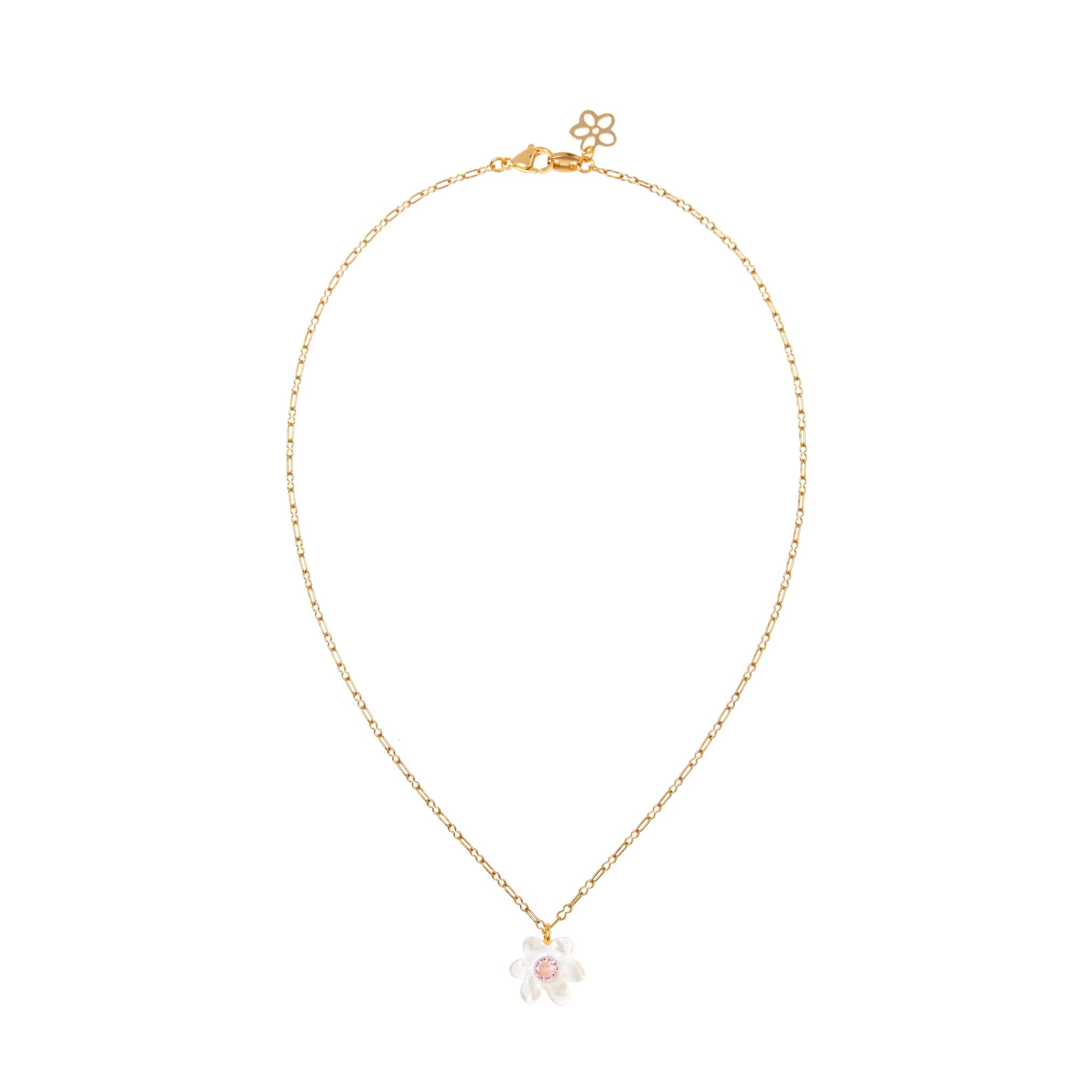 NOTTE Колье Mini Superbloom Glow Necklace – Pink notte серьга mini superbloom earring – pink