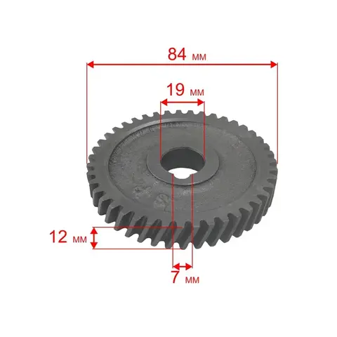 Шестерня редуктора DDE GD52-200 /GD65-300 выходного вала