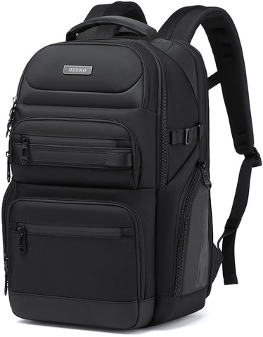 Картинка рюкзак городской Ozuko 9772S Black - 10