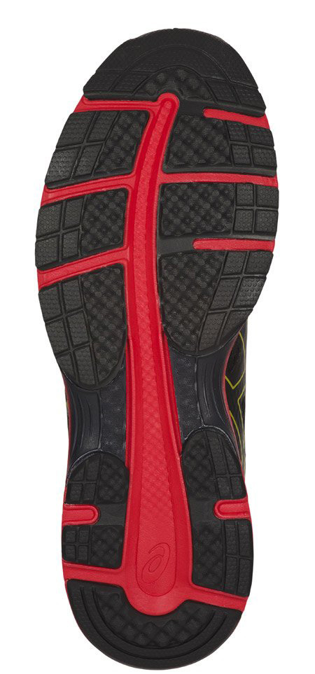 Asics gel pulse 10 black red cheap