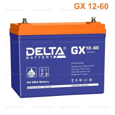 Аккумулятор тяговый DELTA GX 12-60 Xpert