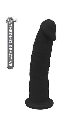 Черный реалистичный фаллоимитатор DILDO 7.5INCH BLACK - 19 см. - Dream Toys Real Love 21564