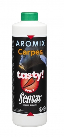 Ароматизатор Sensas AROMIX Carp Tasty Spicy 0.5л