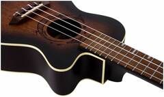 Укулеле концерт FLIGHT DUC380 CEQ AMBER