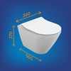 Cersanit 68306 Комплект CITY SMART CO DPL EO slim инсталляция LINK PRO кнопка TWINS пластик хром глянцевый