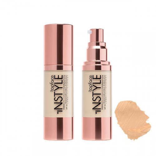 Topface Instyle Тональный крем матирующий "Perfect Covering Foundation" тон 06, бежевый PT463