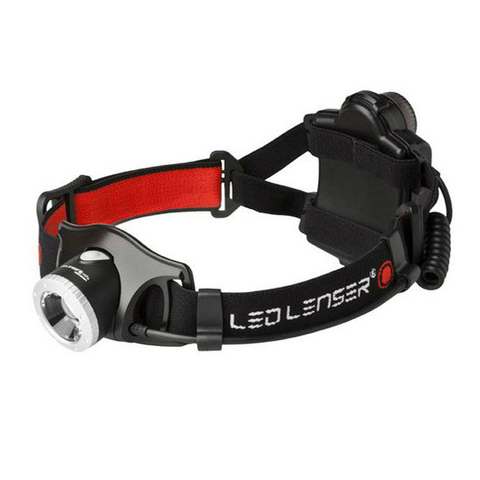 Фонарь налобный Led Lenser H7.2, чёрный, светодиодный, AAAx4 (7297)