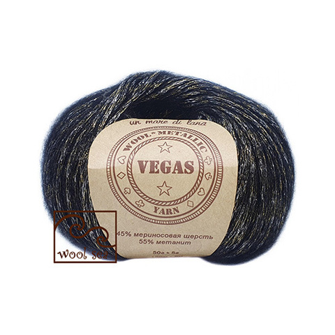 Wool Sea Vegas (45% мериносовая шерсть, 55% метанит, 50гр/150м)