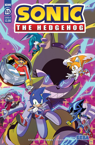 Sonic The Hedgehog Vol 3 #55 (Cover B)