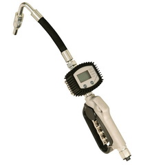 Маслораздаточный пистолет с электронным счётчиком литров и с мягким наконечником Lubeworks 1781502