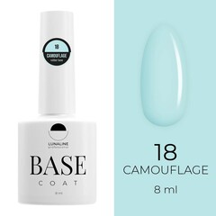 Базовое камуфлирующее покрытие для гель-лака LUNA LINE Camouflage Rubber (10 ml) №18