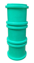 Колодец дренажный в комплекте с крышкой. Экогрупп ДВ(600x600x1500см;зеленый) - арт.561164