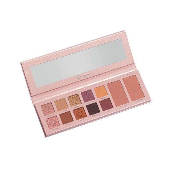 Bogenia BG902 Палитра тени + румяна "12 color eyeshadow&Blush palette" ангельский 20.4 г