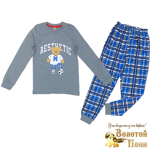 Пижама хлопок м (10-14) 240915-YK8955