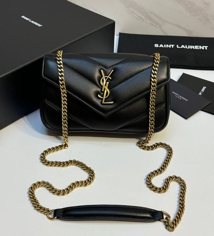 Сумка Saint Laurent Loulou, черный