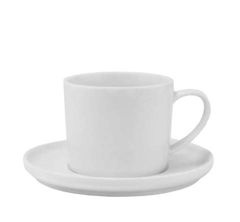 Чашка с блюдцем Bianco, 300 мл - Белый - купить
