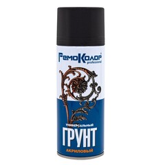 69-9-152 Грунт универсальный акриловый, ЧЕРНЫЙ, 520мл (РемоКолор)