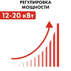 Нагреватель воздуха газовый QUATTRO ELEMENTI QE-20G (12 - 20кВт, 300 м.куб/ч, 1,4 л/ч, 5,4кг) (243-943)