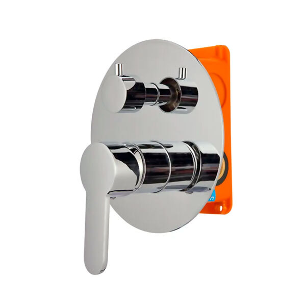 смеситель встройка MVL круглый хром