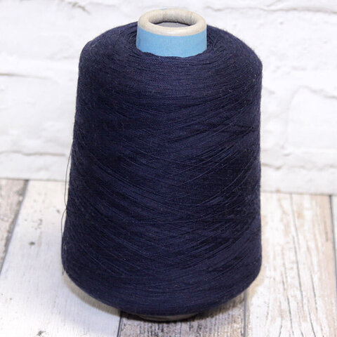 Меринос креповый SESIA CRISPY 2/48*2 темно-синий