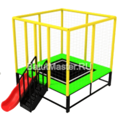 Мини батутная арена "Веселый домик" 2,5x2,5x2,2 м