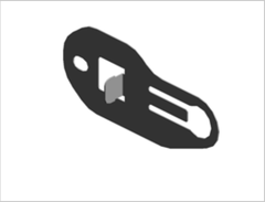 Заземляющая пластина узла очистки Ricoh D1362305