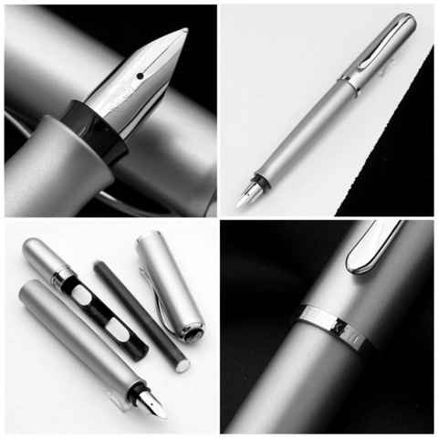 Ручка перьевая Pelikan Epoch® P360, Titan Silver CT, F (936849)