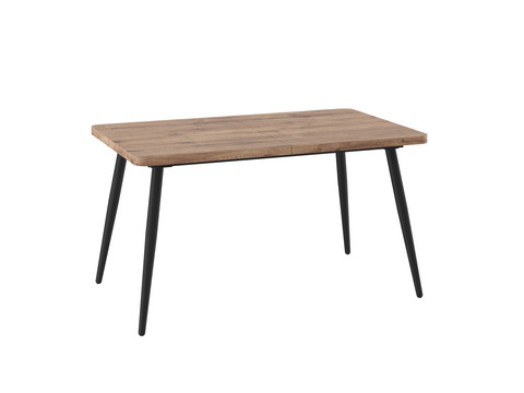 Стол Мебвилл Вояж 140, Дуб Веллингтон/Чёрный