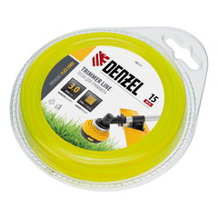 96117 Леска для триммера // квадрат // 3мм х 15м // Denzel