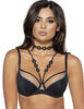 Бюстгальтер полумягкий Novika LEAH BLACK N02 PU