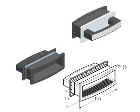 ALUTECH Ручка HGI007